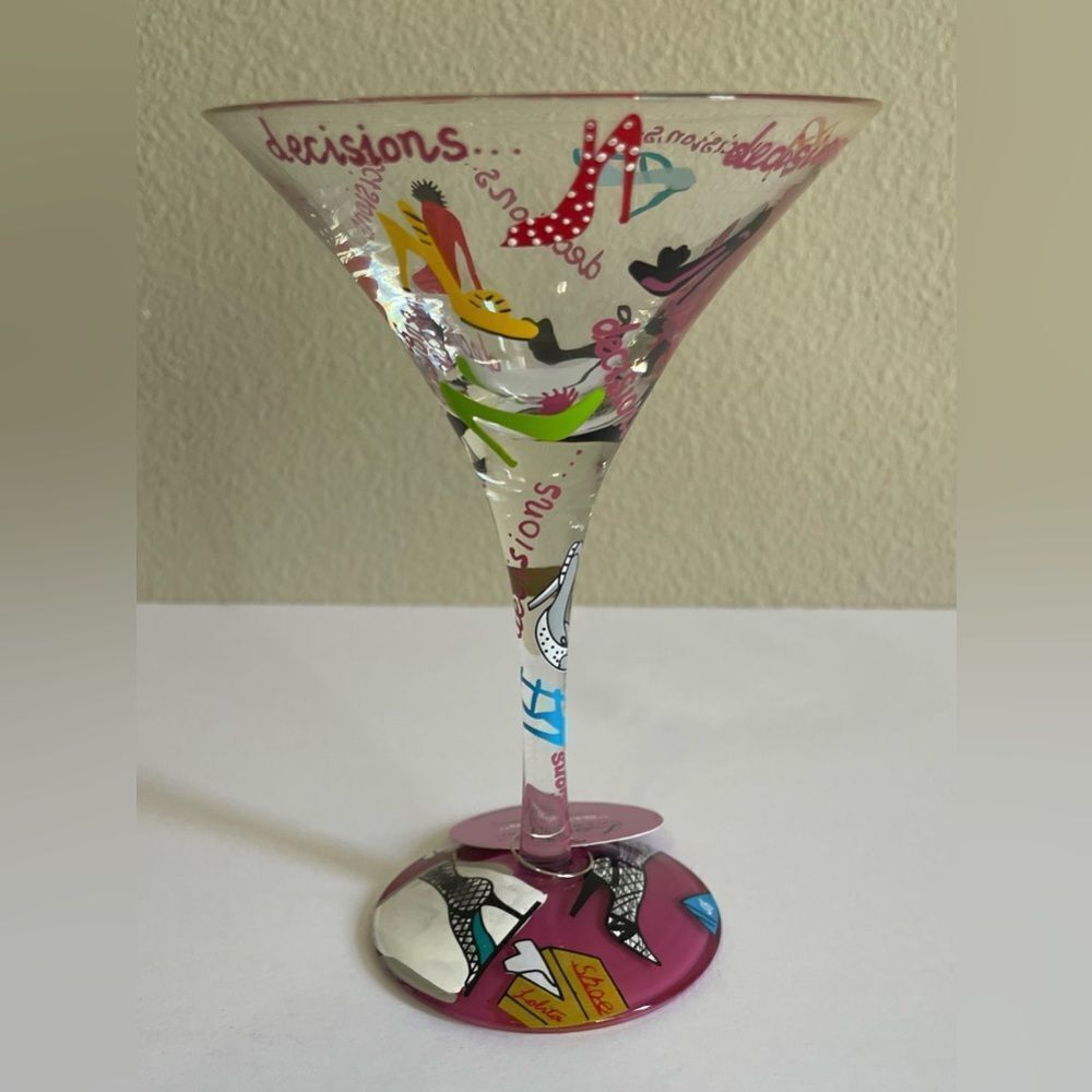 LOLITA new in box Love My Martini “Stiletto” martini glass. - Picture 6 of 7